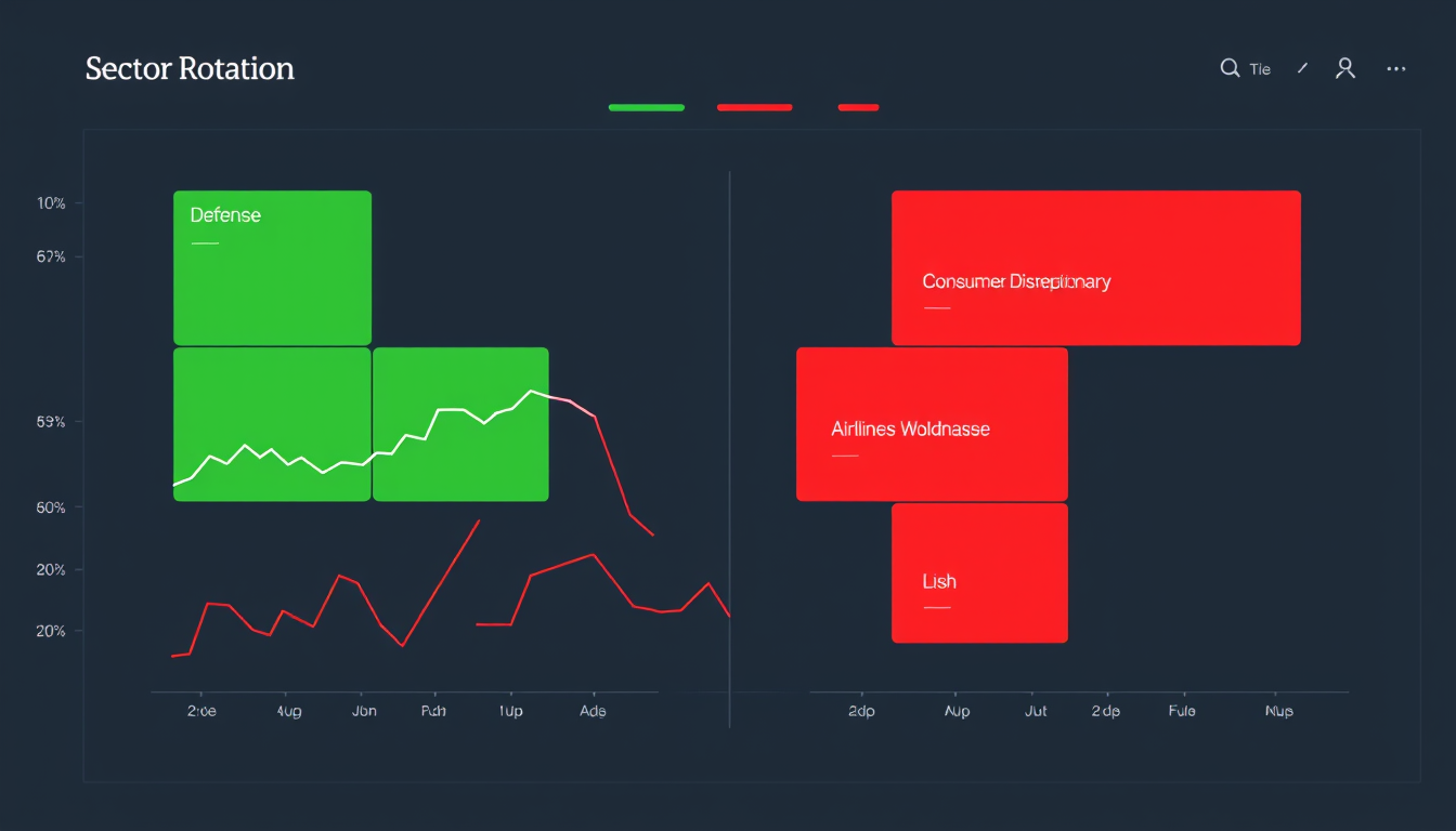 Equity sector rotation dashboard concept
